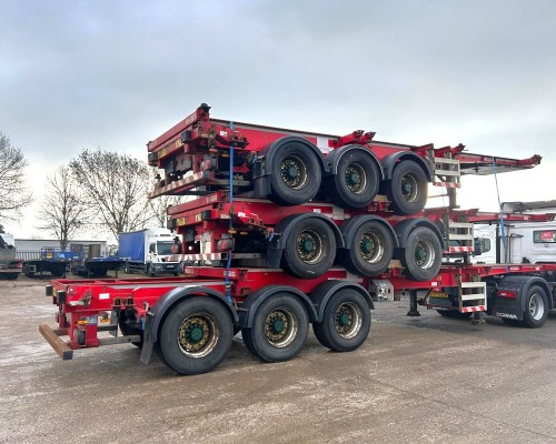  2016 SDC SLIDING SKELETAL TRAILERS (STACK 2)
